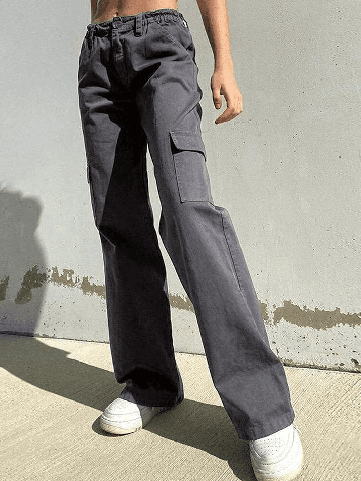 Levoire | Taille Basse Y2K Pantalon Droit