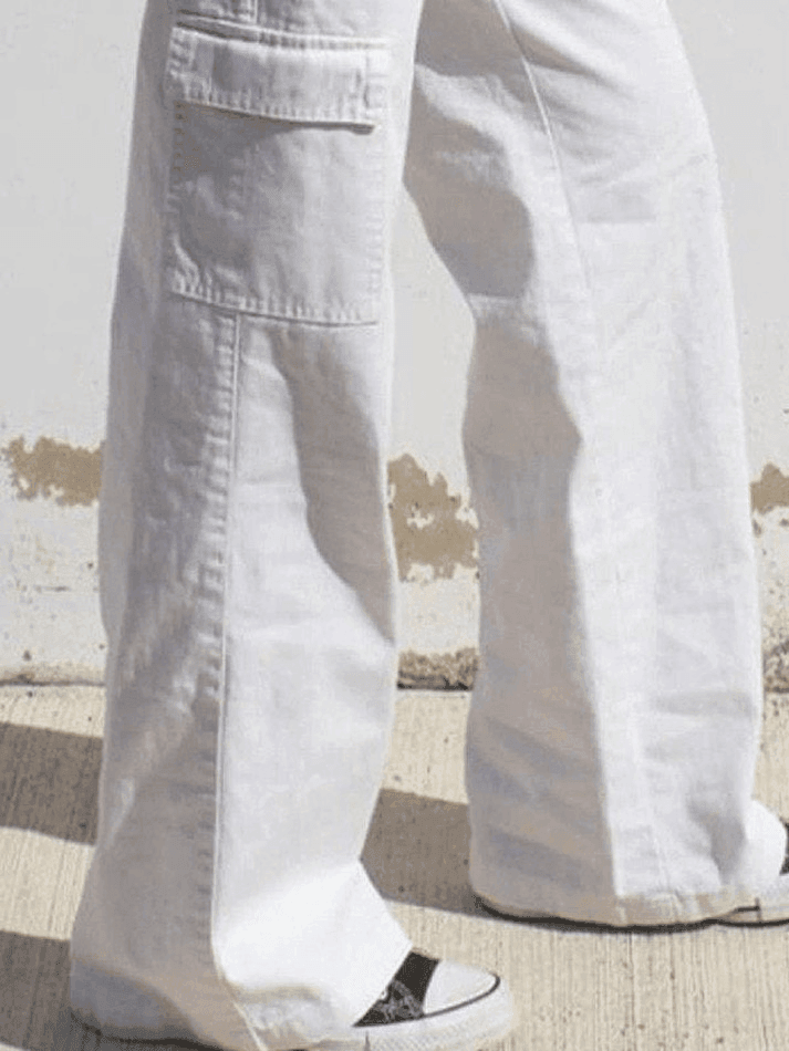 Levoire | Taille Basse Y2K Pantalon Droit