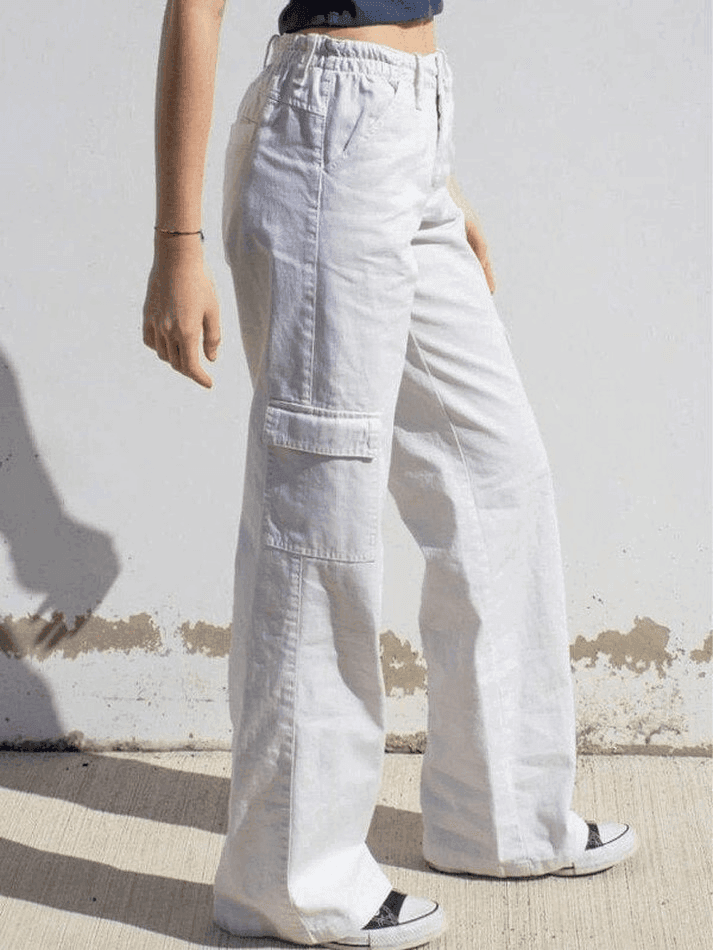Levoire | Taille Basse Y2K Pantalon Droit
