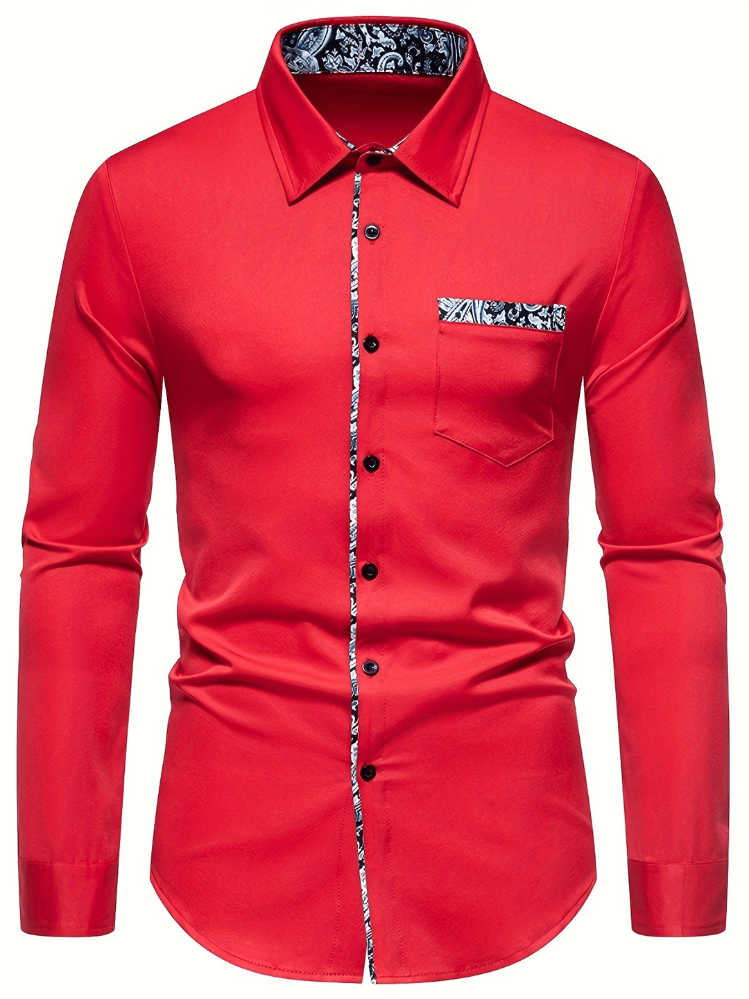 Levoire | Chemise Motif Paisley Homme Rot