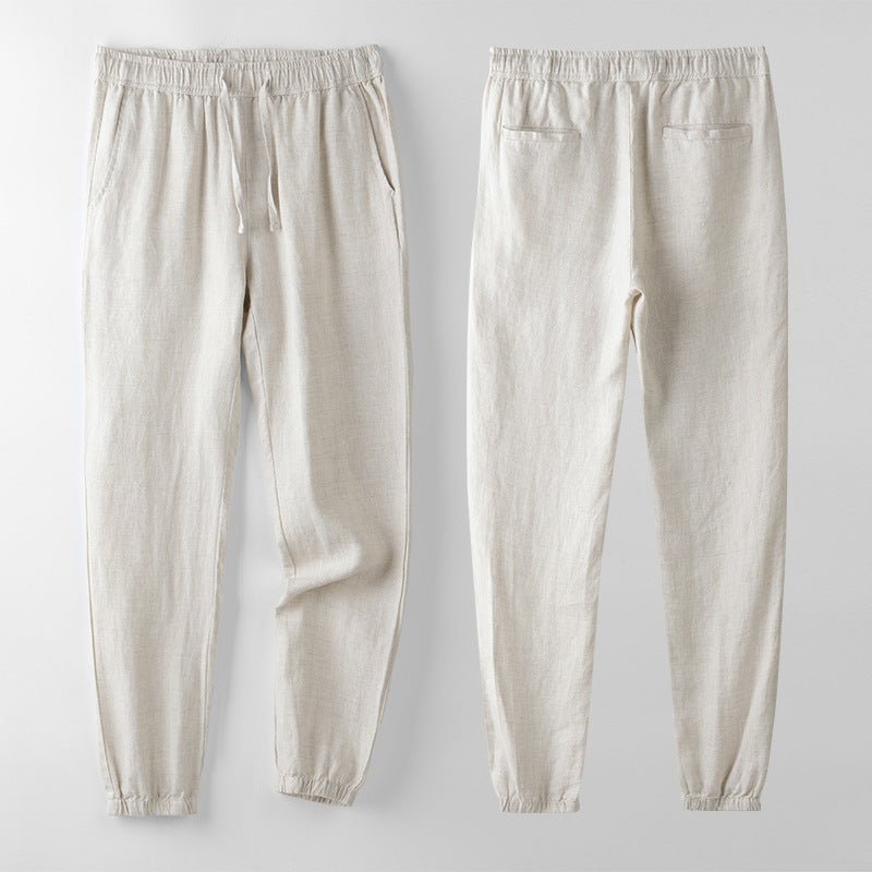 Levoire | Pantalon En Lin Décontracté Düne Beige