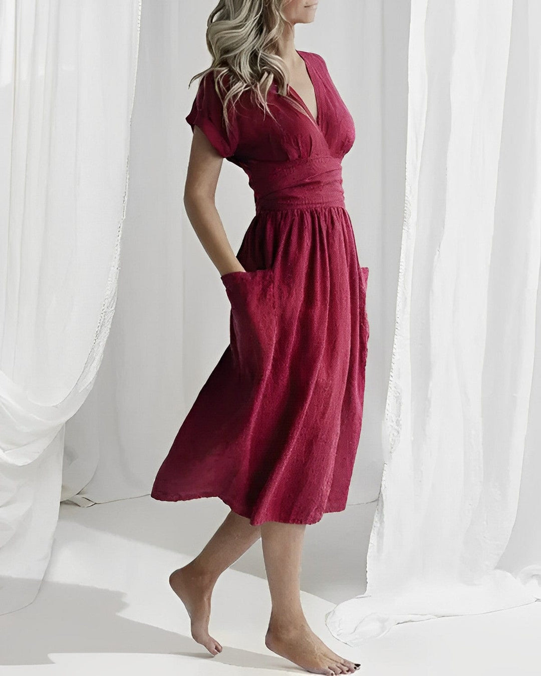 Levoire | Mode robe en lin élégante