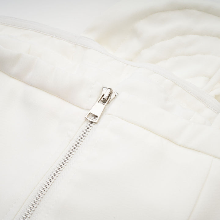 Levoire | Top Blanc Avec Appliqué Floral
