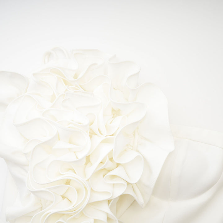 Levoire | Top Blanc Avec Appliqué Floral