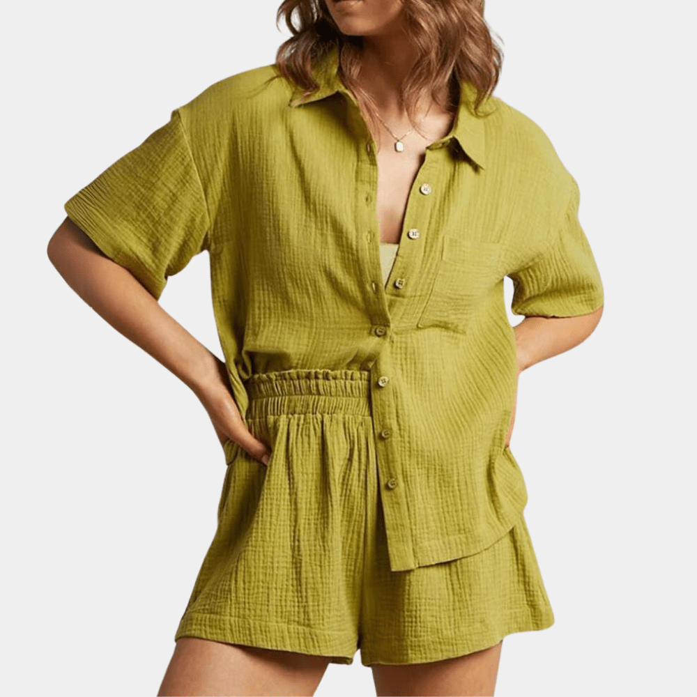 Levoire | Costume été chic femme Vert