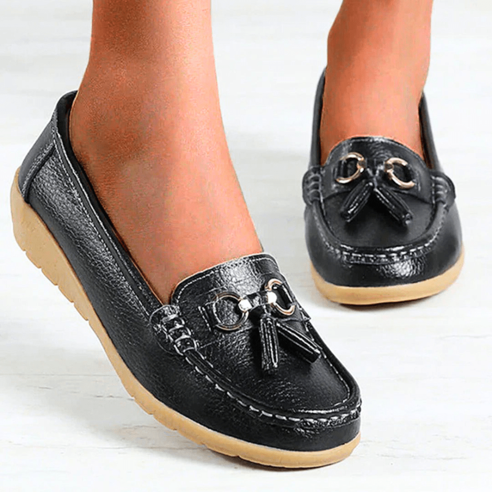 Levoire | Veste Cuir Femme Design Classique Confort Noir