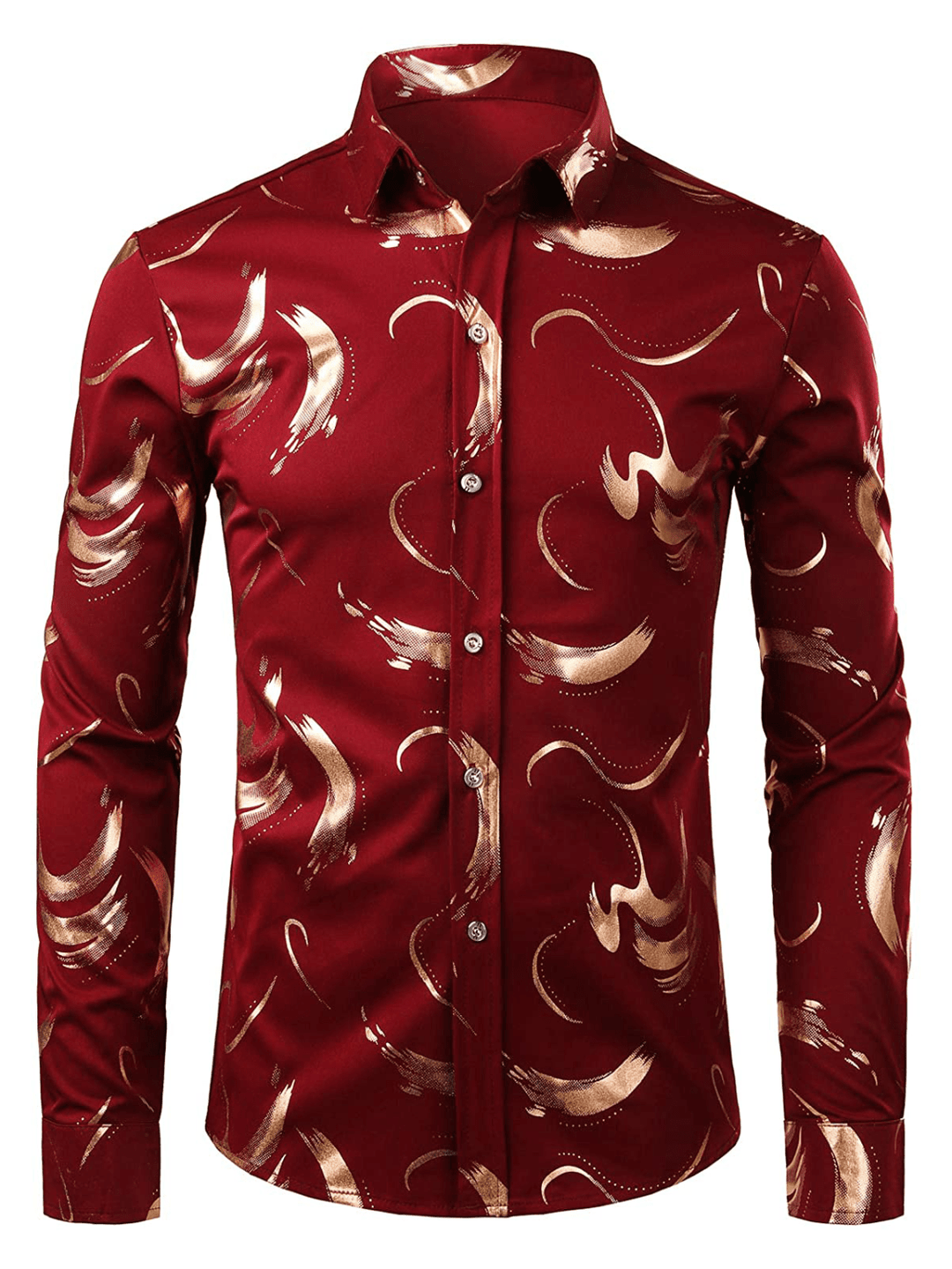 Levoire | Chemise Imprimée Manches Longues Homme Rot