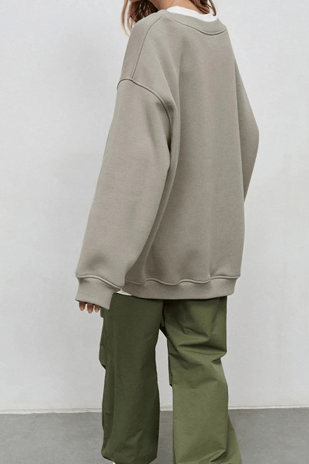 Levoire | Col rond surdimensionné pull femme pull gilet