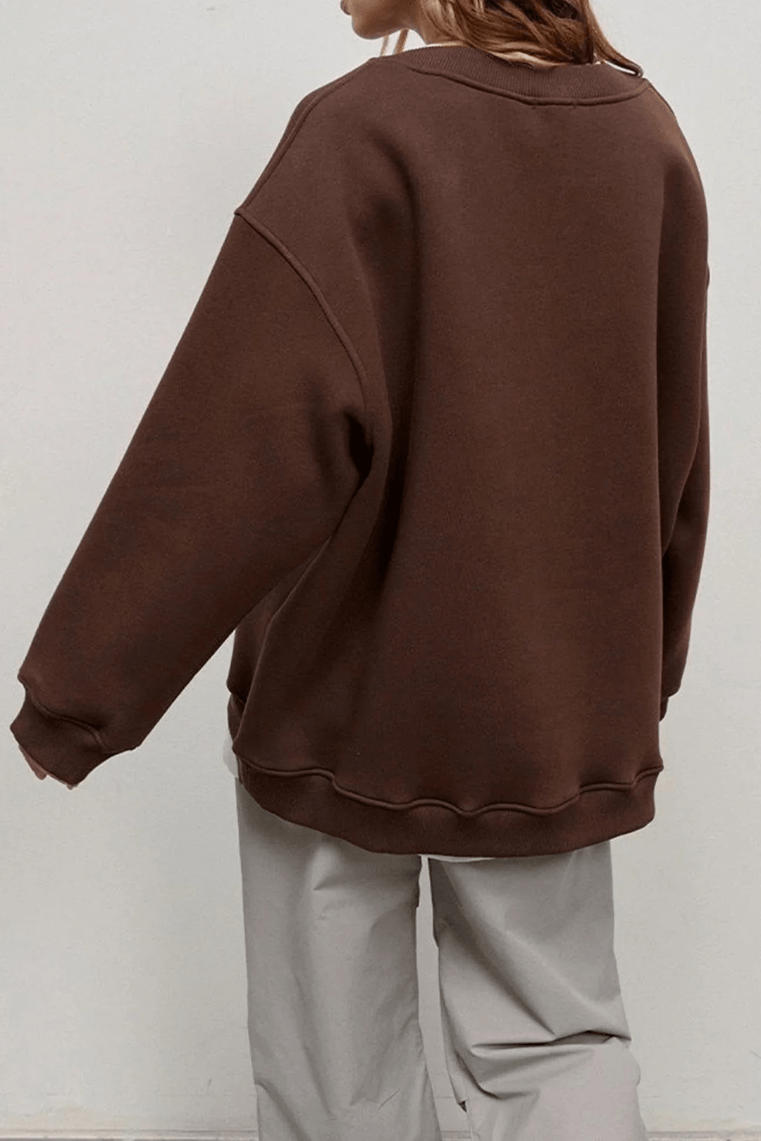 Levoire | Col rond surdimensionné pull femme pull gilet