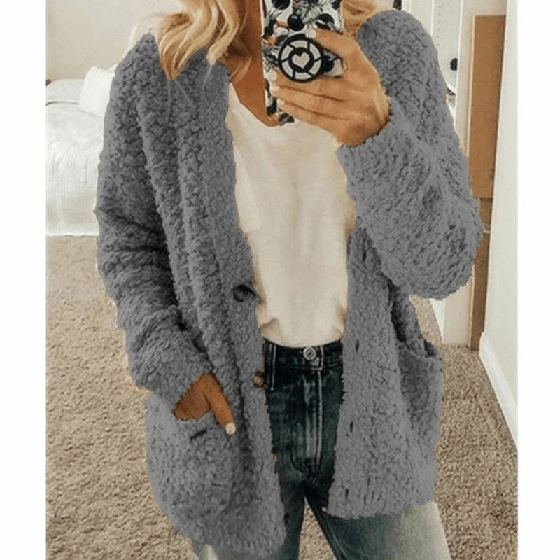 Levoire | Pull Tricoté Doux Femme Gris foncé