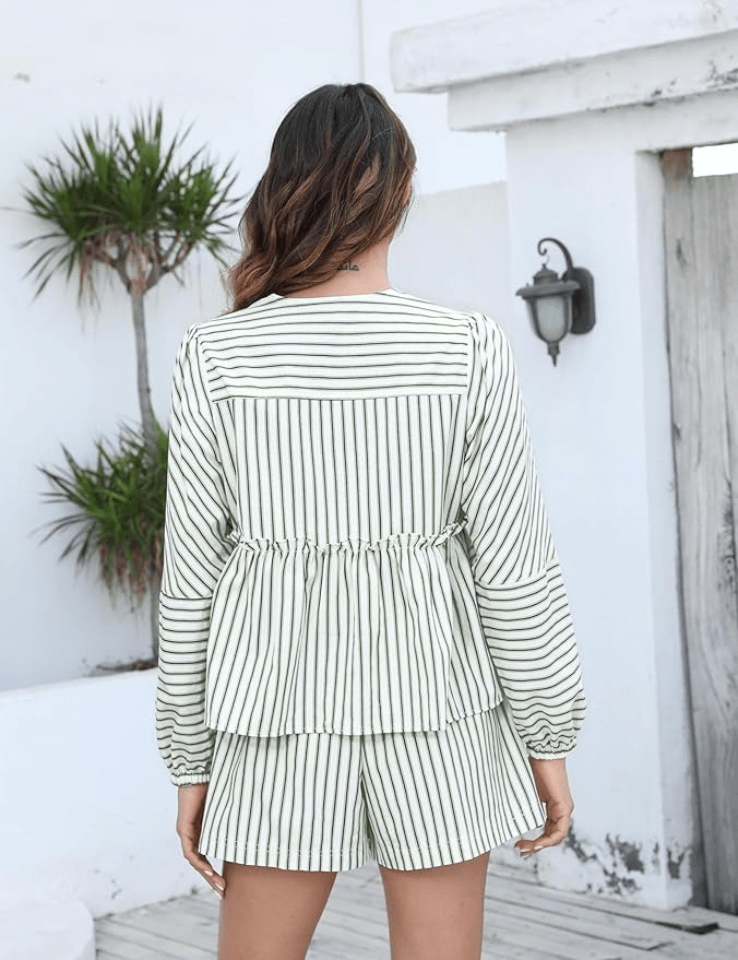 Levoire | Ensemble d'été Costume de femme deux pièces Matériau léger et respirant