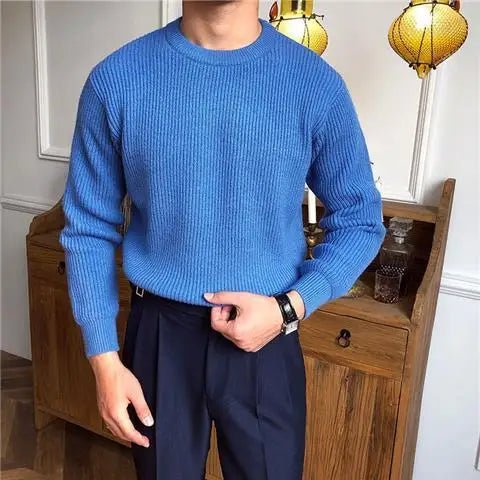 Levoire | Pull Homme Confortable Bleu