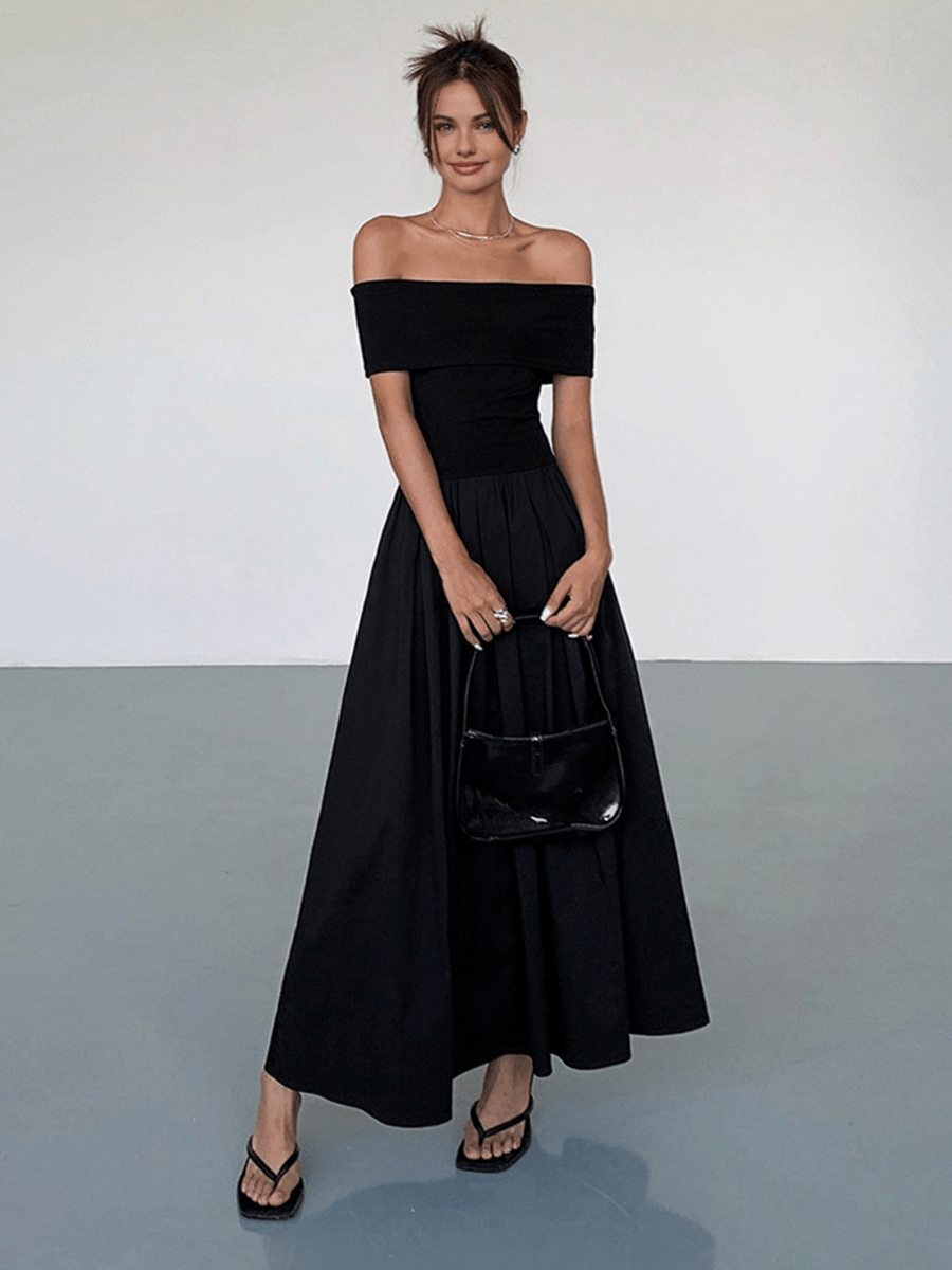 Levoire | Robe Maxi Décolletée Avec Élégance Intemporelle Robe Pour Femmes
