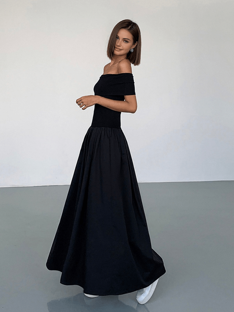 Levoire | Robe Maxi Décolletée Avec Élégance Intemporelle Robe Pour Femmes