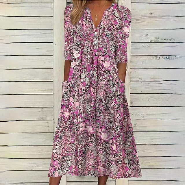 Levoire | Robe sous le genou Violet