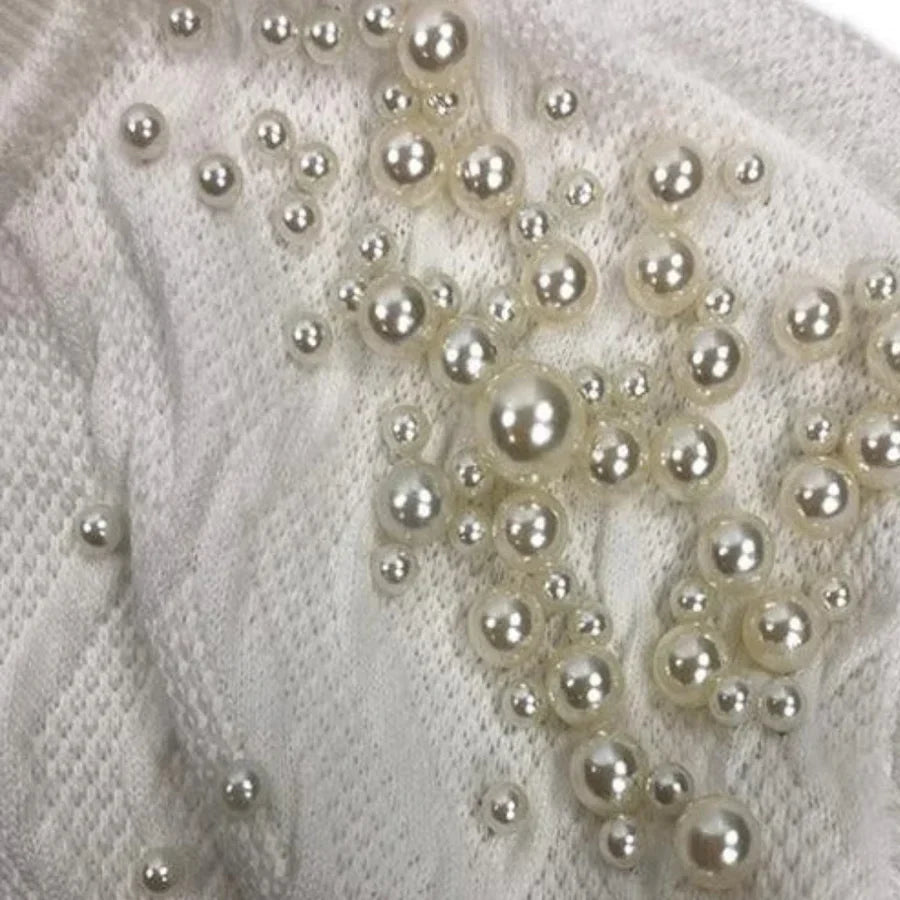 Levoire | Pull En Tricot Élégant Avec Perles Pour Femmes