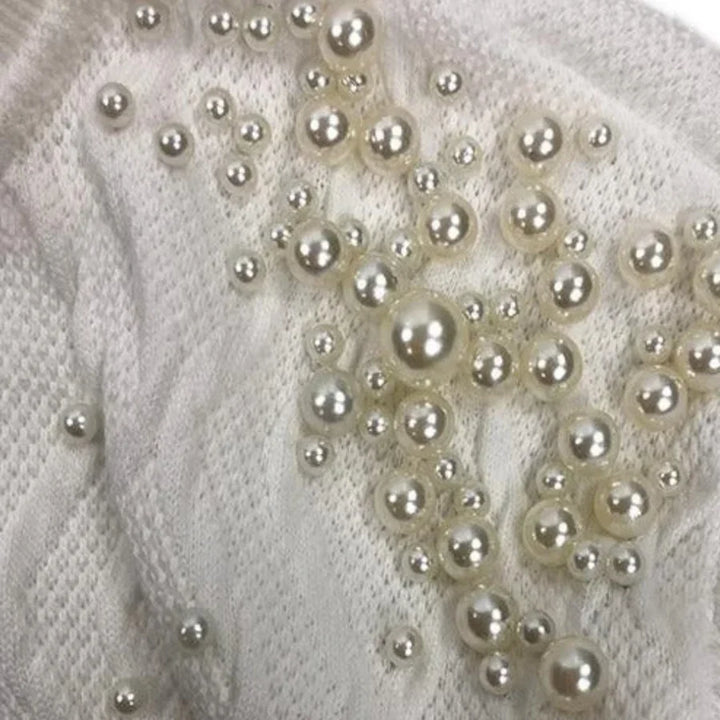 Levoire | Pull En Tricot Élégant Avec Perles Pour Femmes