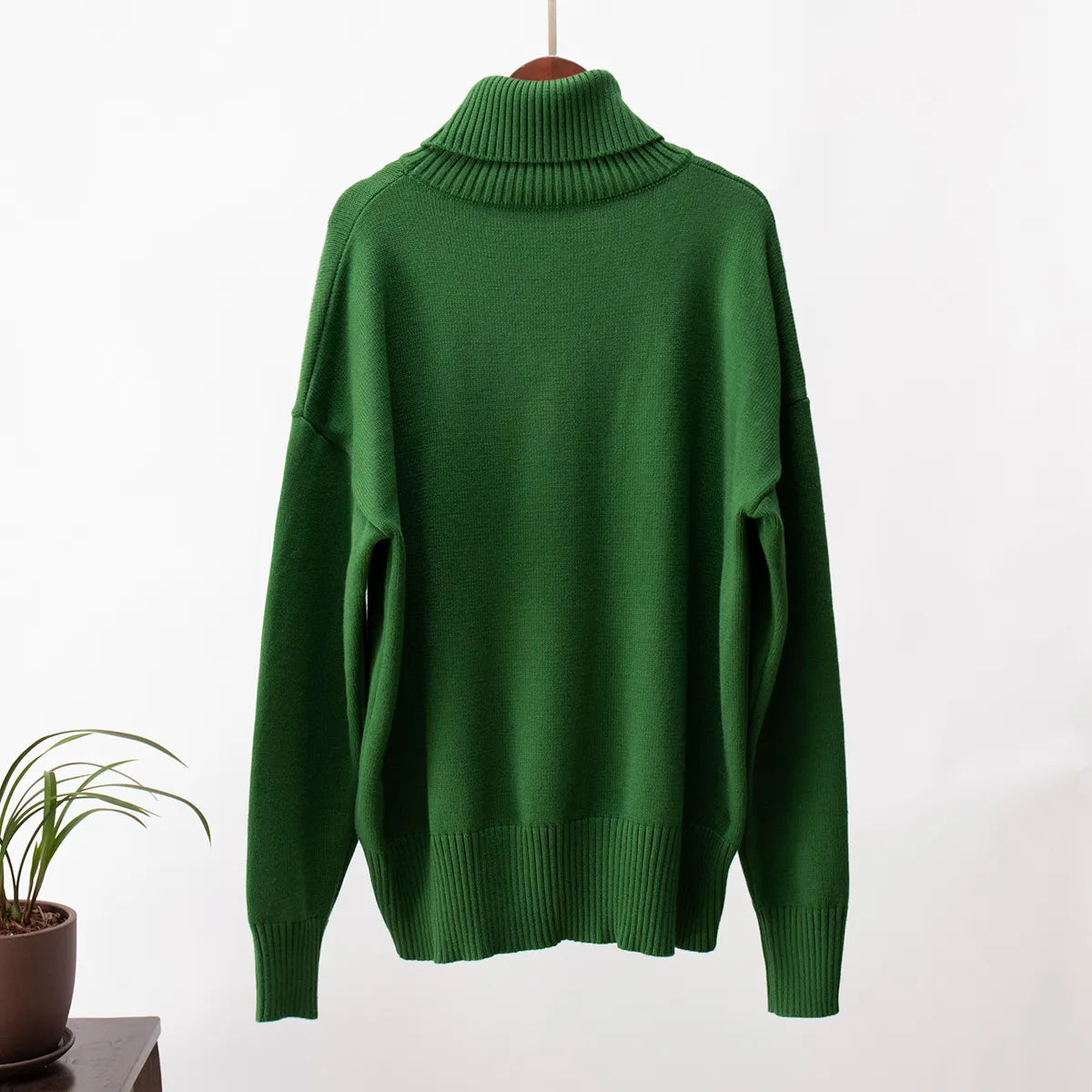 Levoire | Pull en tricot pour femmes Vert foncé