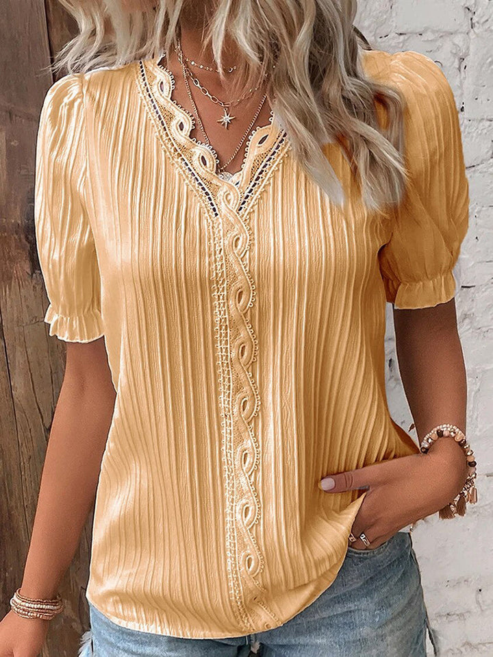 Levoire | Blouse En Dentelle Élégante Ou