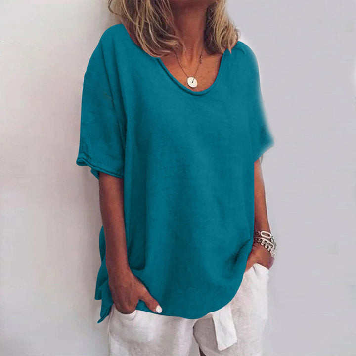 Levoire | Chemise Décontractée À Coupe Ample Bleu ciel