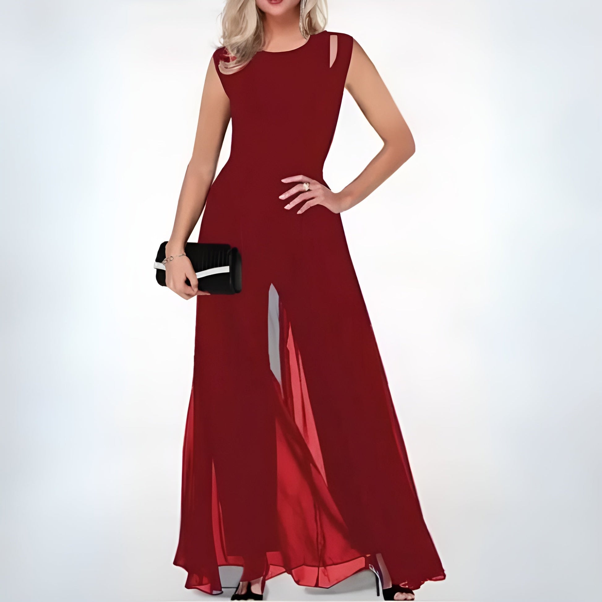 Levoire | Jumpsuit Tendance Pour Femmes Rouge