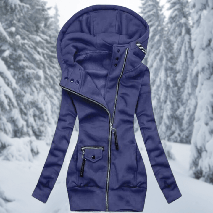 Levoire | Veste Imperméable Femme Tendance Confortable Bleu marine