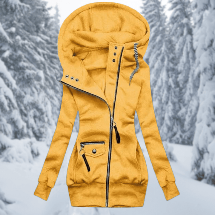 Levoire | Veste Imperméable Femme Tendance Confortable Jaune