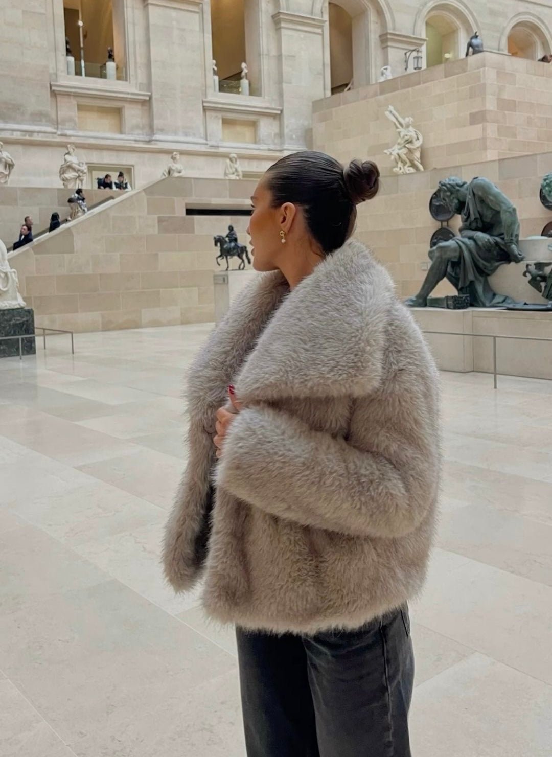 Levoire | Manteau En Fausse Fourrure Avec Look Luxueux