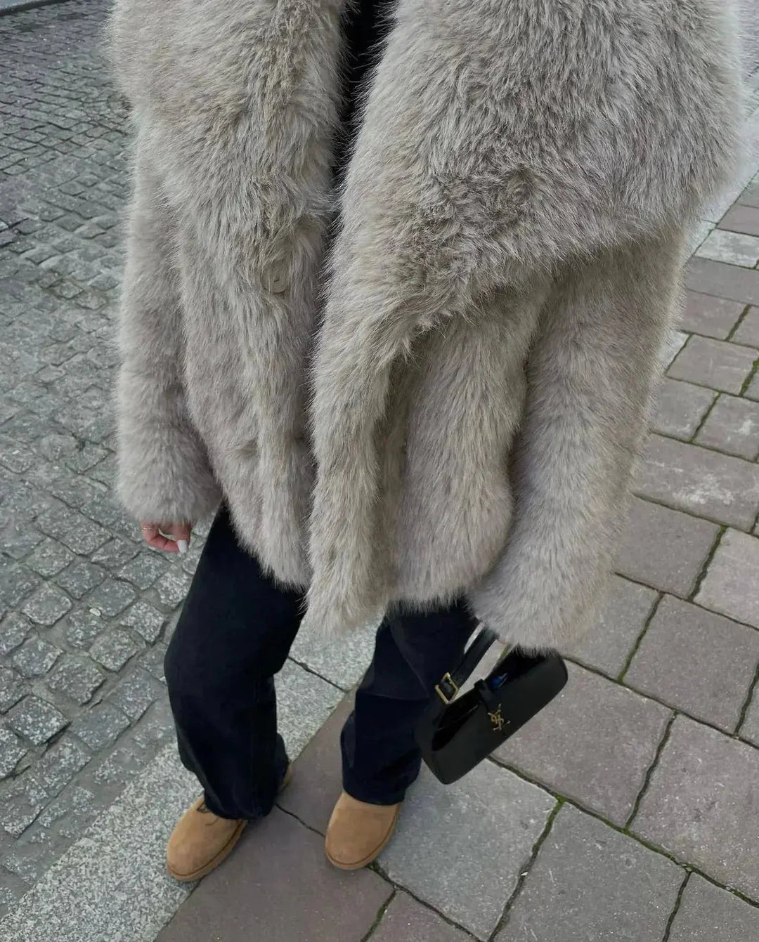 Levoire | Manteau En Fausse Fourrure Avec Look Luxueux