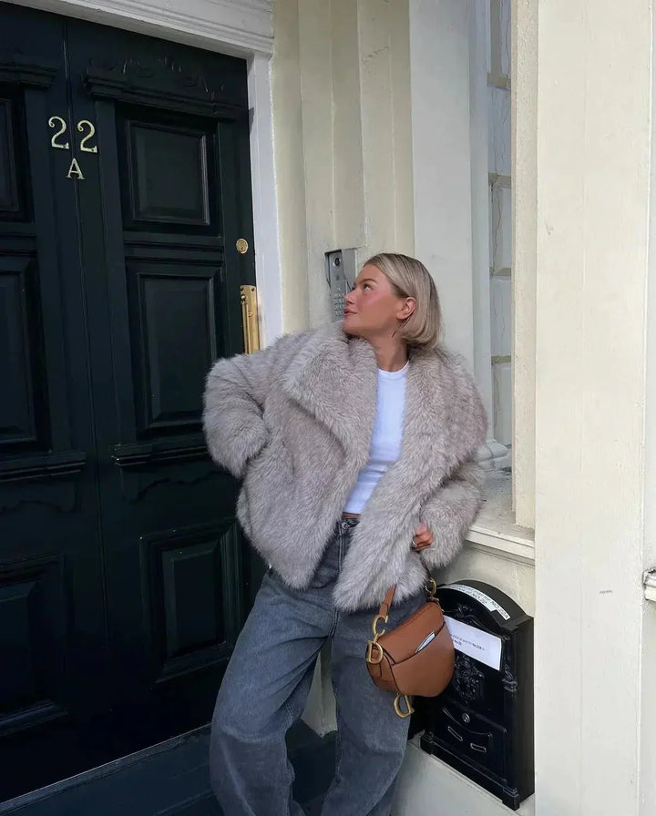 Levoire | Manteau En Fausse Fourrure Avec Look Luxueux