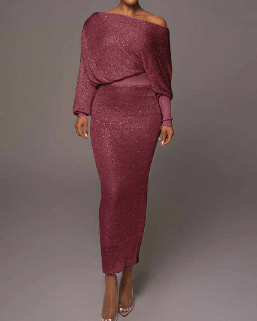 Levoire | Ensemble Off-Shoulder Femme Élégant Confortable Rosa