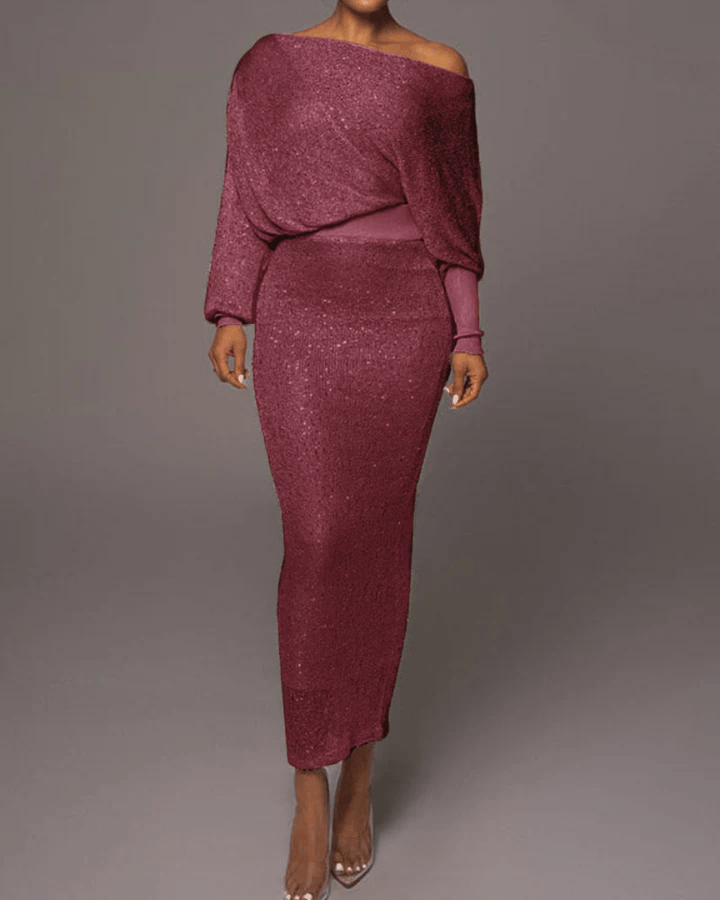 Levoire | Ensemble Off-Shoulder Femme Élégant Confortable Rosa