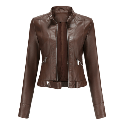 Levoire | Pantalon Jean Femme Élégant Confort Café