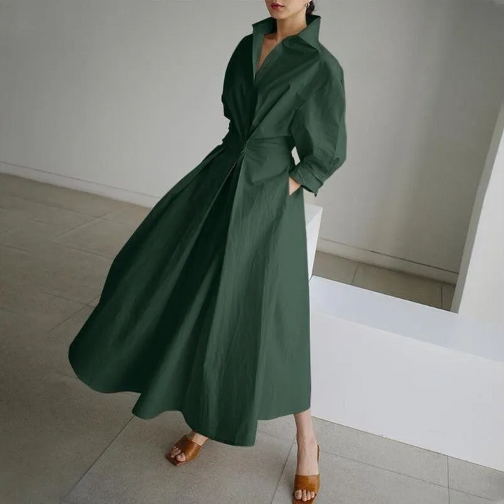 Levoire | Robe Maxi Attrayante & Élégante Vert