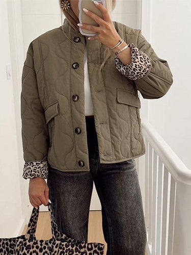 Levoire | Manteau Avec Doublure En Motif Léopard