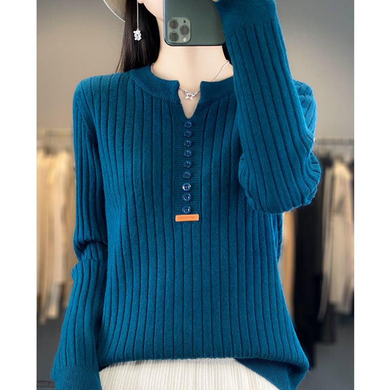 Levoire | Pull En Tricot Avec Décolleté En V