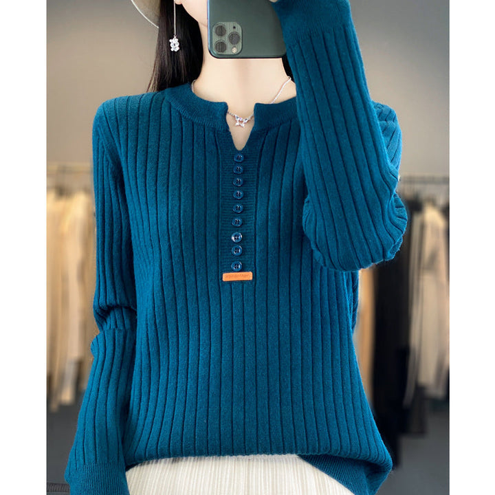 Levoire | Pull En Tricot Avec Décolleté En V