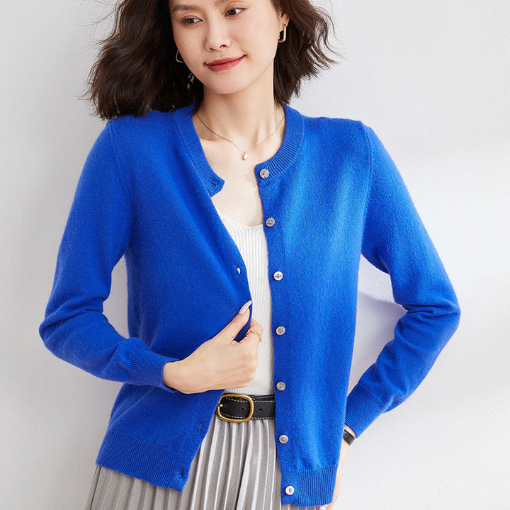 Levoire | Gilet En Tricot Douillet Avec Un Motif Délicat Bleu