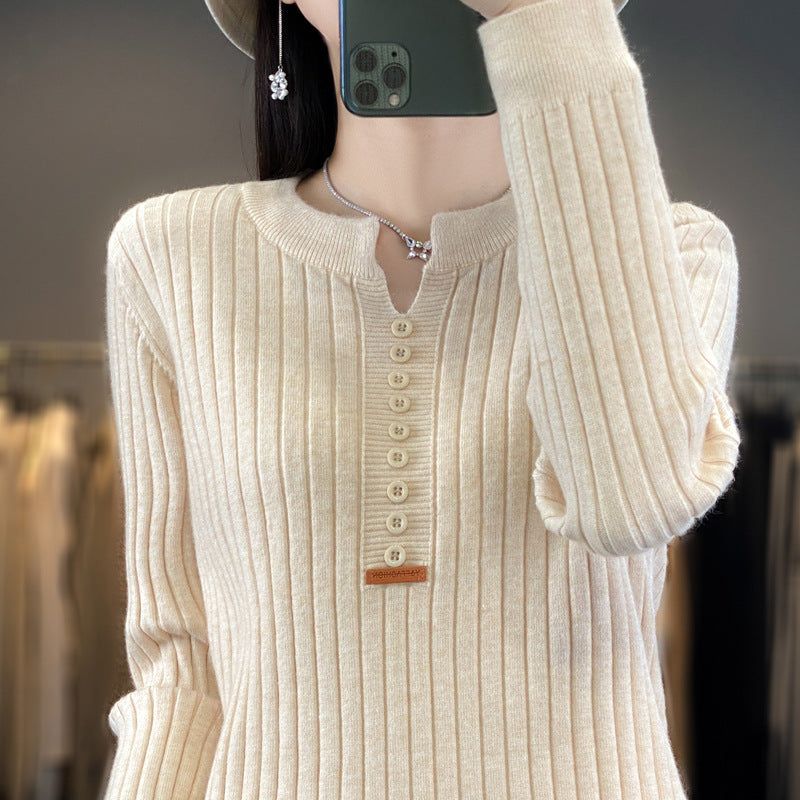 Levoire | Pull En Tricot Avec Décolleté En V