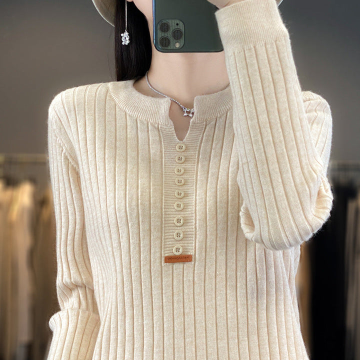 Levoire | Pull En Tricot Avec Décolleté En V