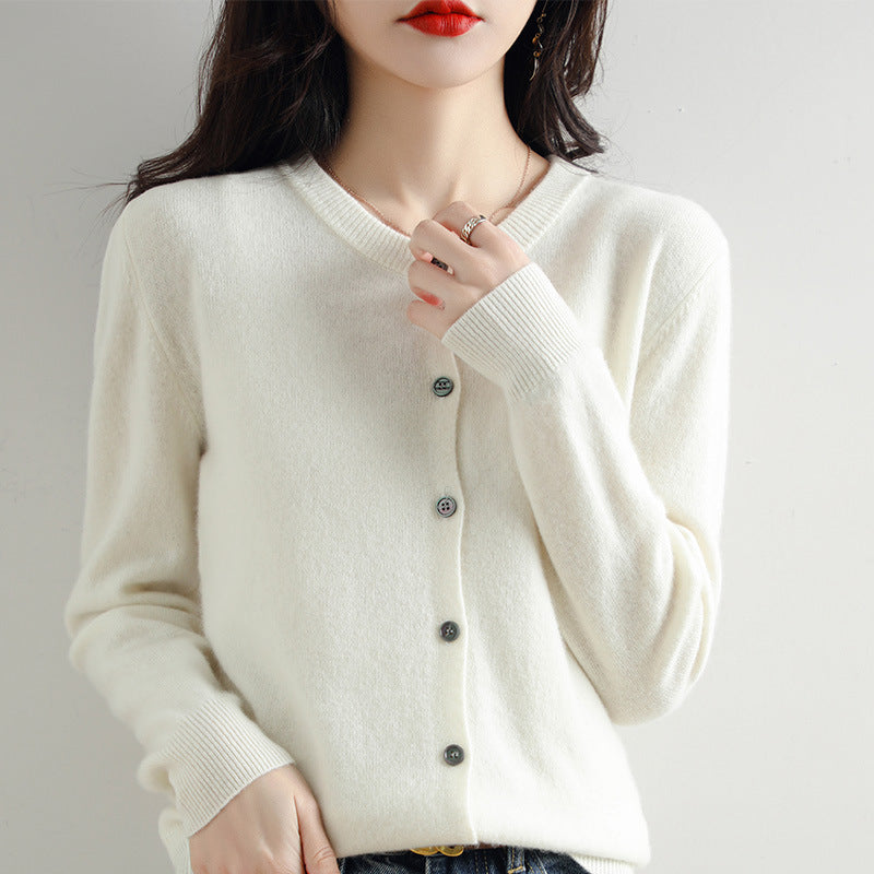 Levoire | Gilet En Tricot Douillet Avec Un Motif Délicat Blanc