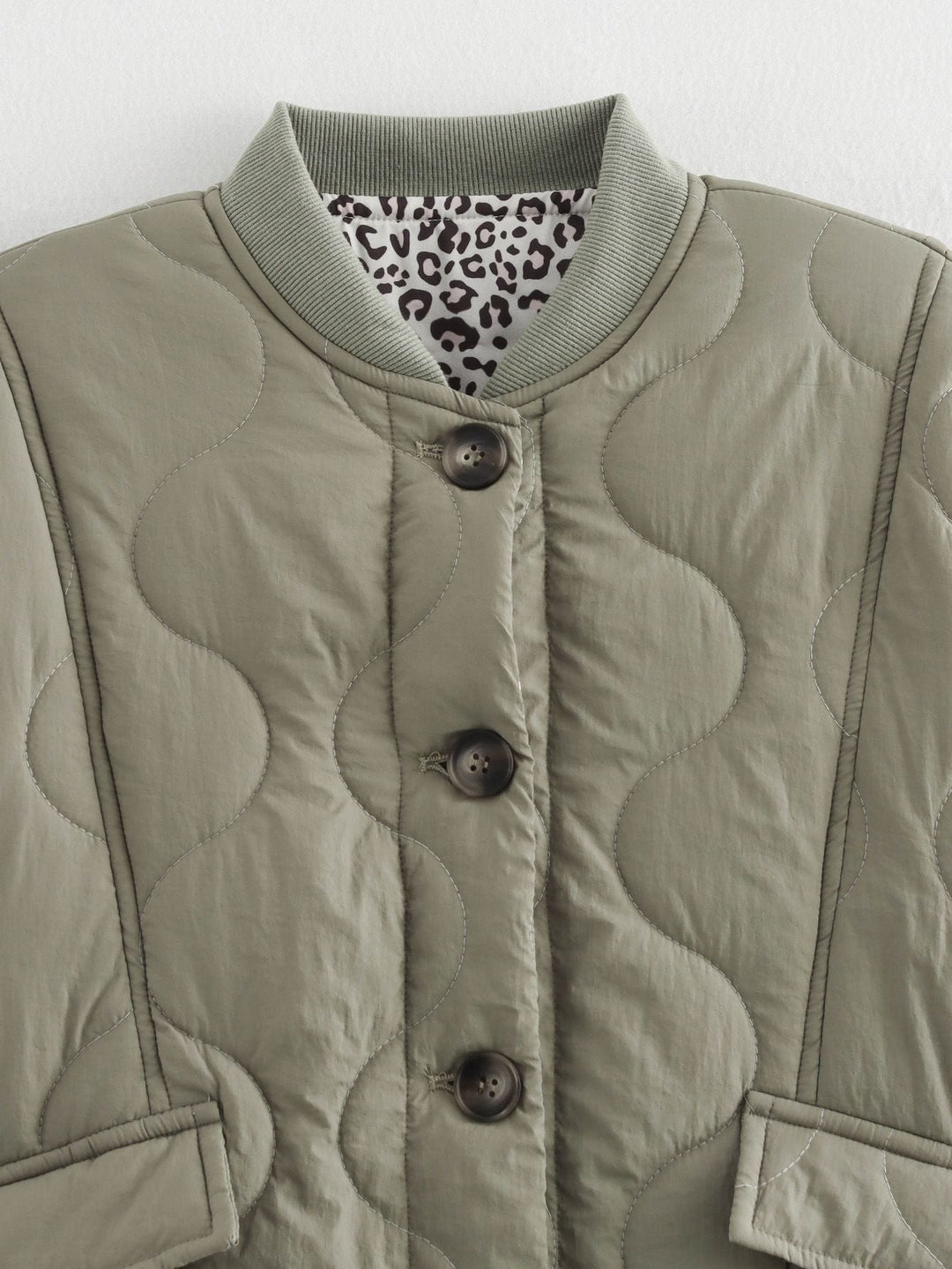 Levoire | Manteau Avec Doublure En Motif Léopard