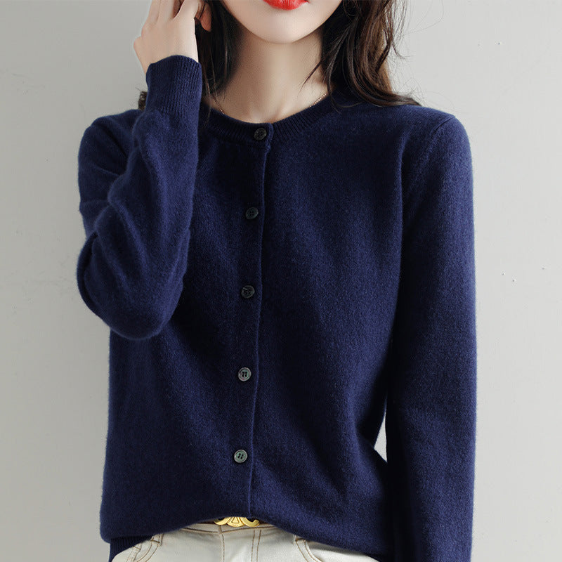 Levoire | Gilet En Tricot Douillet Pour Le Quotidien Bleu foncé
