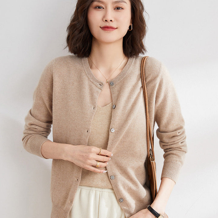Levoire | Gilet En Tricot Douillet Avec Un Motif Délicat Khaki