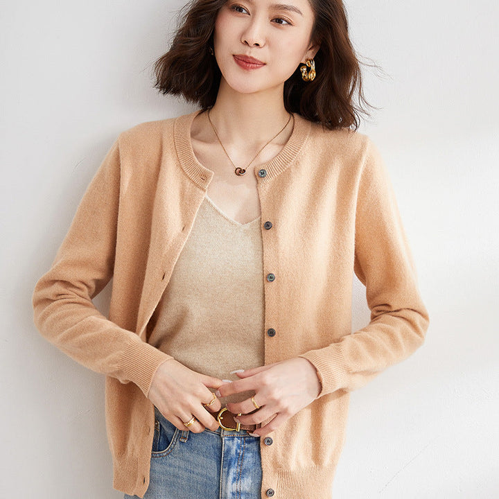Levoire | Gilet En Tricot Douillet Avec Un Motif Délicat Jaune Beige