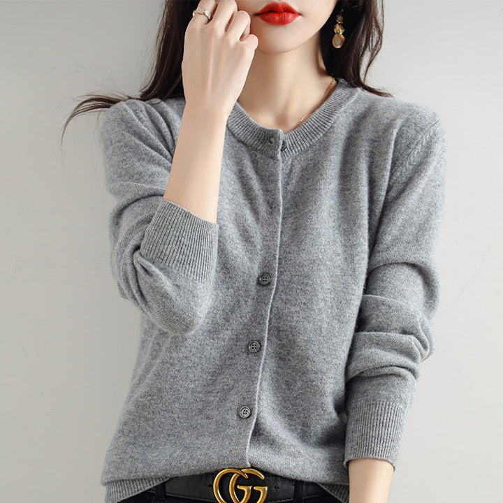 Levoire | Gilet En Tricot Douillet Avec Un Motif Délicat Gris