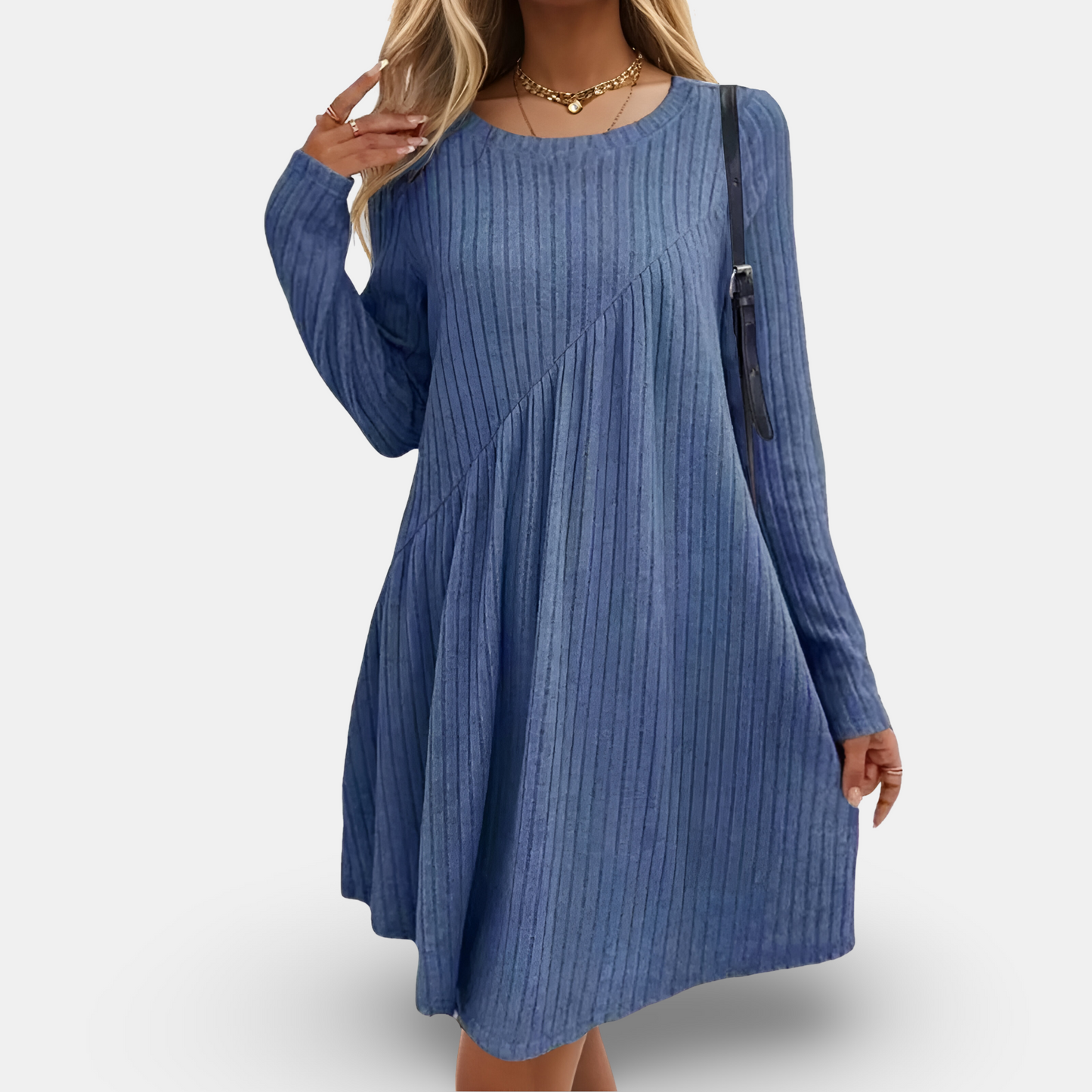 Levoire | Robe douce et confortable Bleu