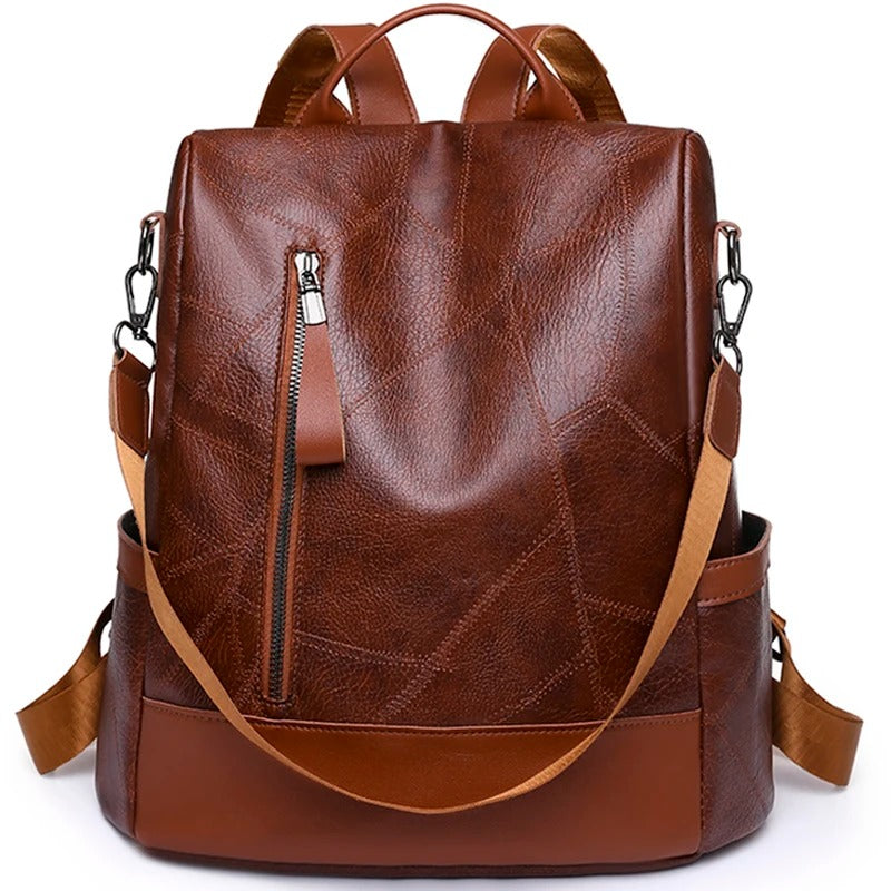 Levoire | Couleur tendance et sac en cuir fonctionnel pour femmes Braun