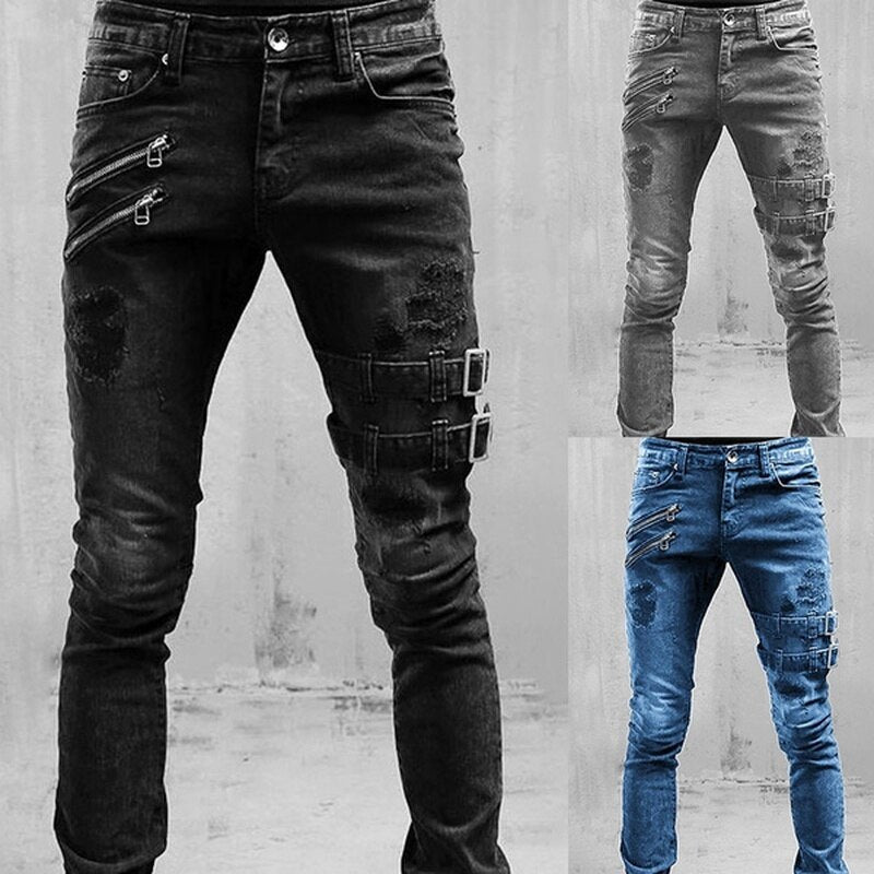 Levoire | Slim Fit Streetwear Jeans Homme