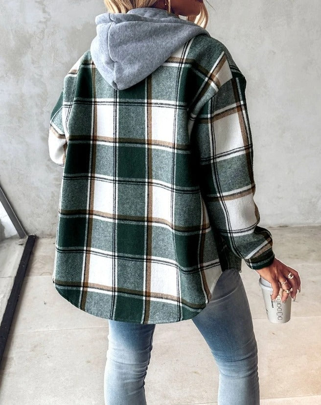 Levoire | Veste En Flanelle Avec Capuche